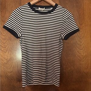 Navy and White Striped T-Shirt
